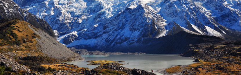 Mueller Glacier from the Hooker Valley Track